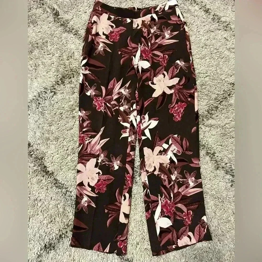 NWT Chico’s pull on printed EL CIELO wide leg pant size .05R (US 6R) (SKU P211)